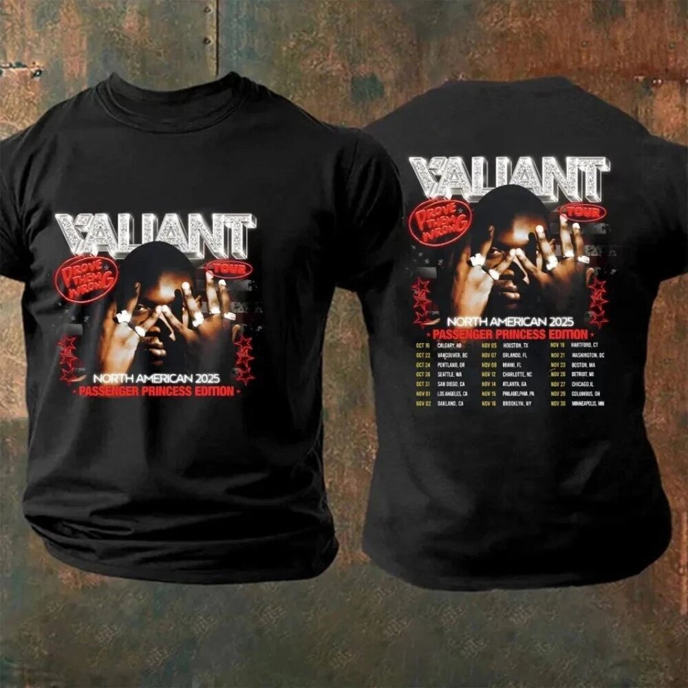 Valiant 2025 Prove Them Wrong Tour T-Shirt 73